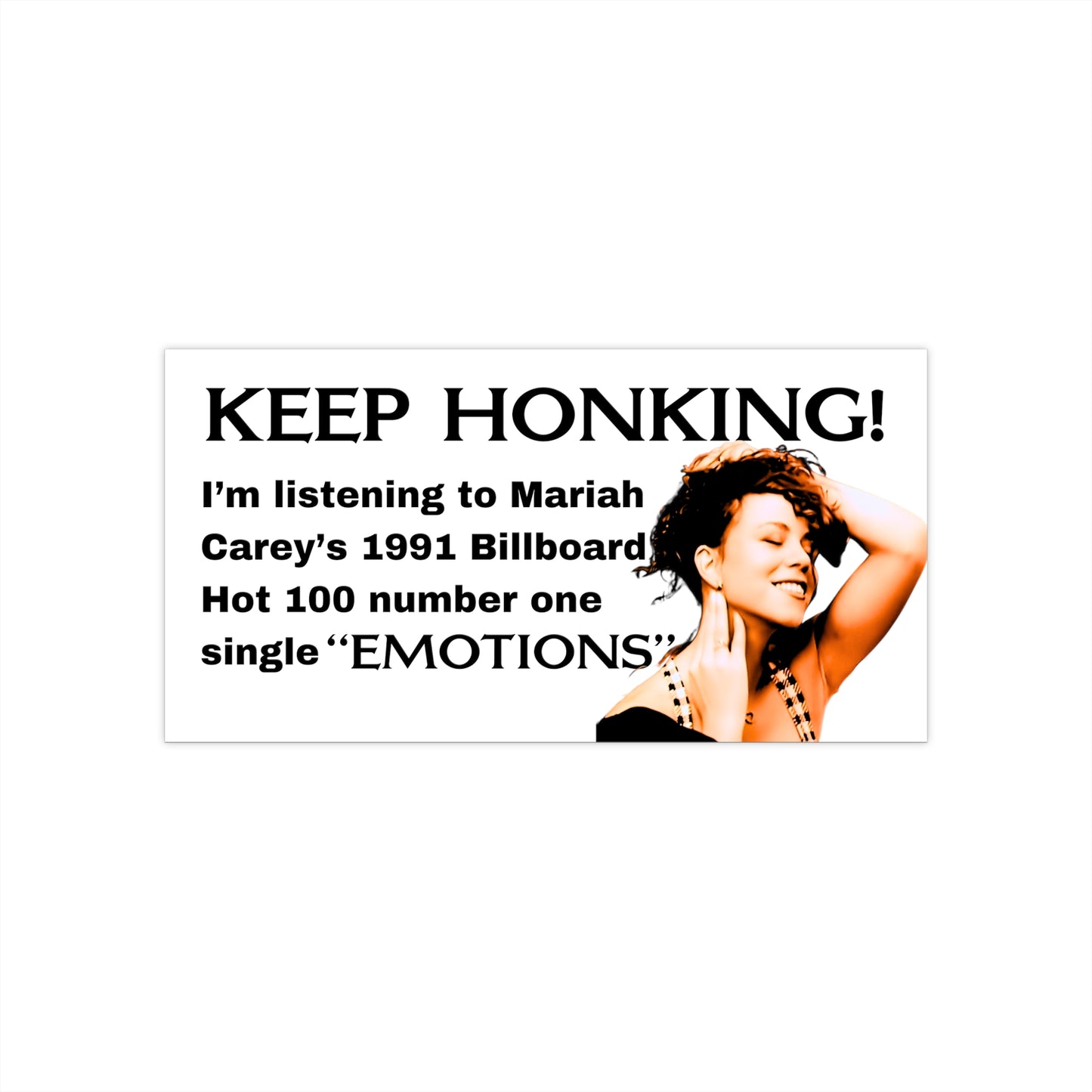 EMOTIONS Bumper Sticker