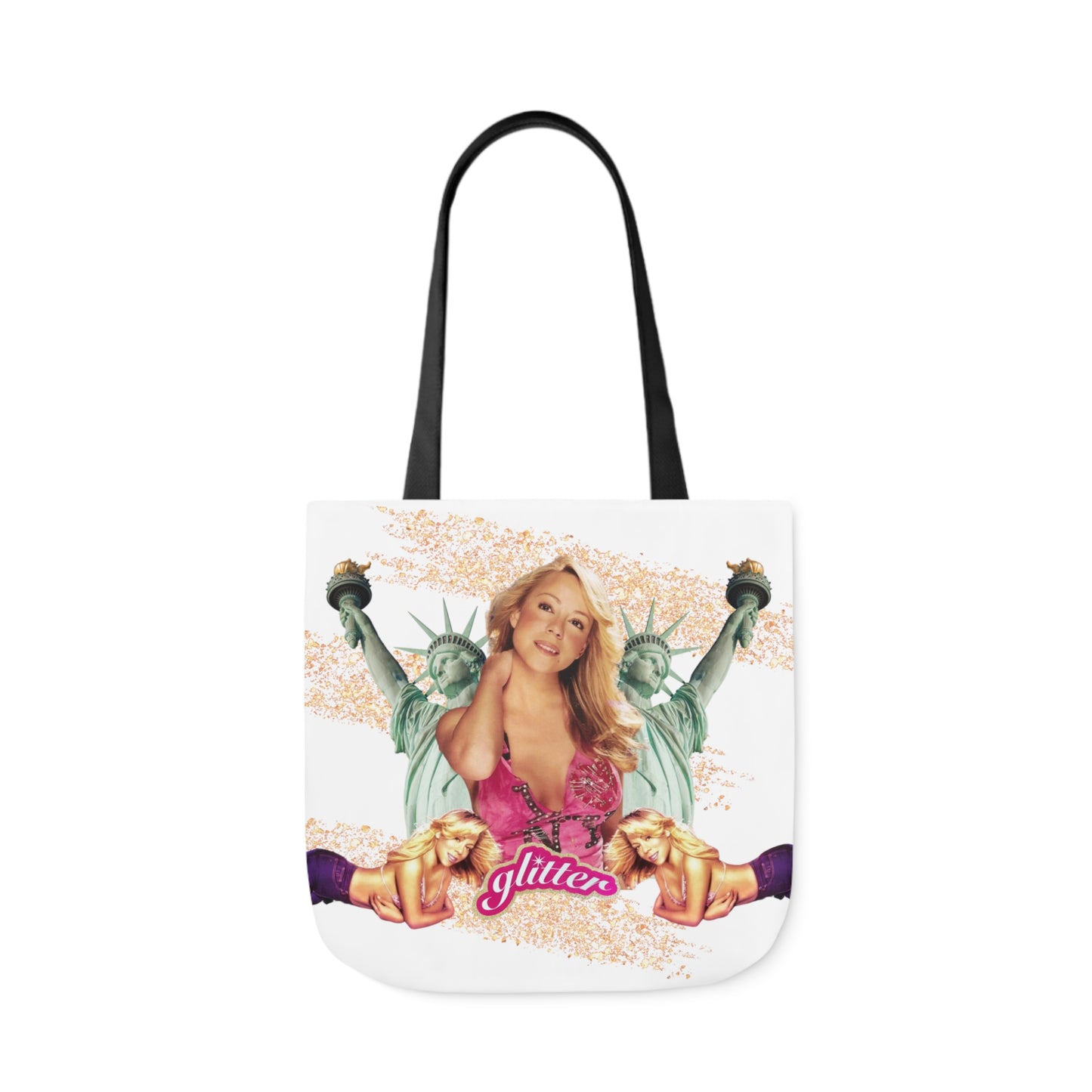 I LOVE NY Polyester Canvas Tote Bag