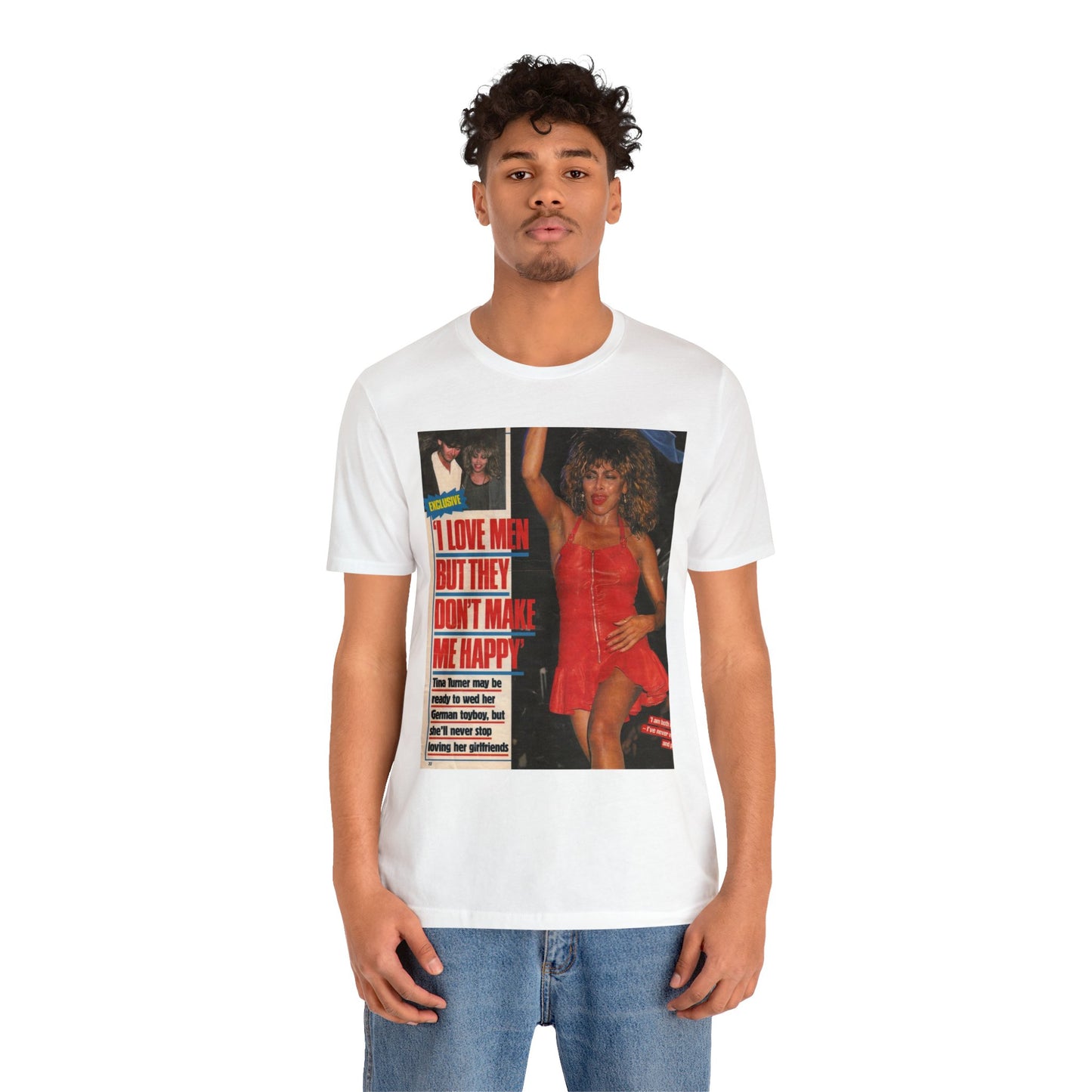 TINA TURNER LOVES MEN Short Sleeve Tee