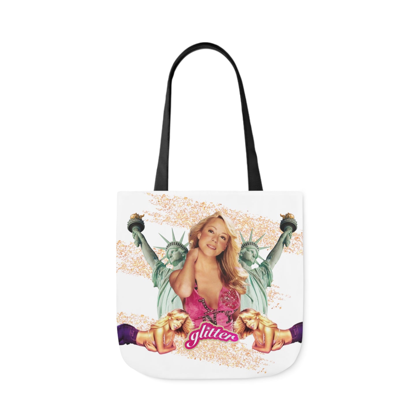 I LOVE NY Polyester Canvas Tote Bag