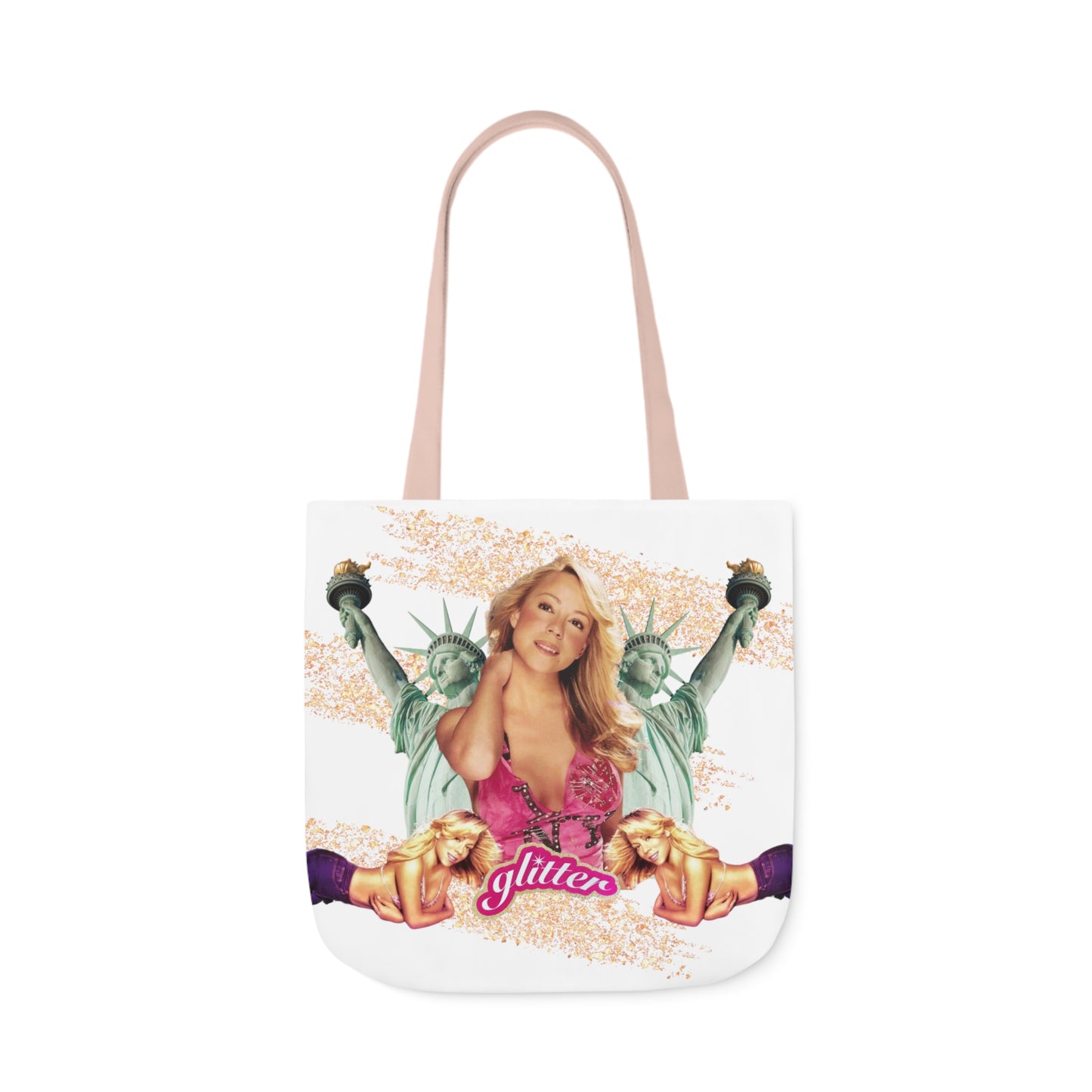 I LOVE NY Polyester Canvas Tote Bag