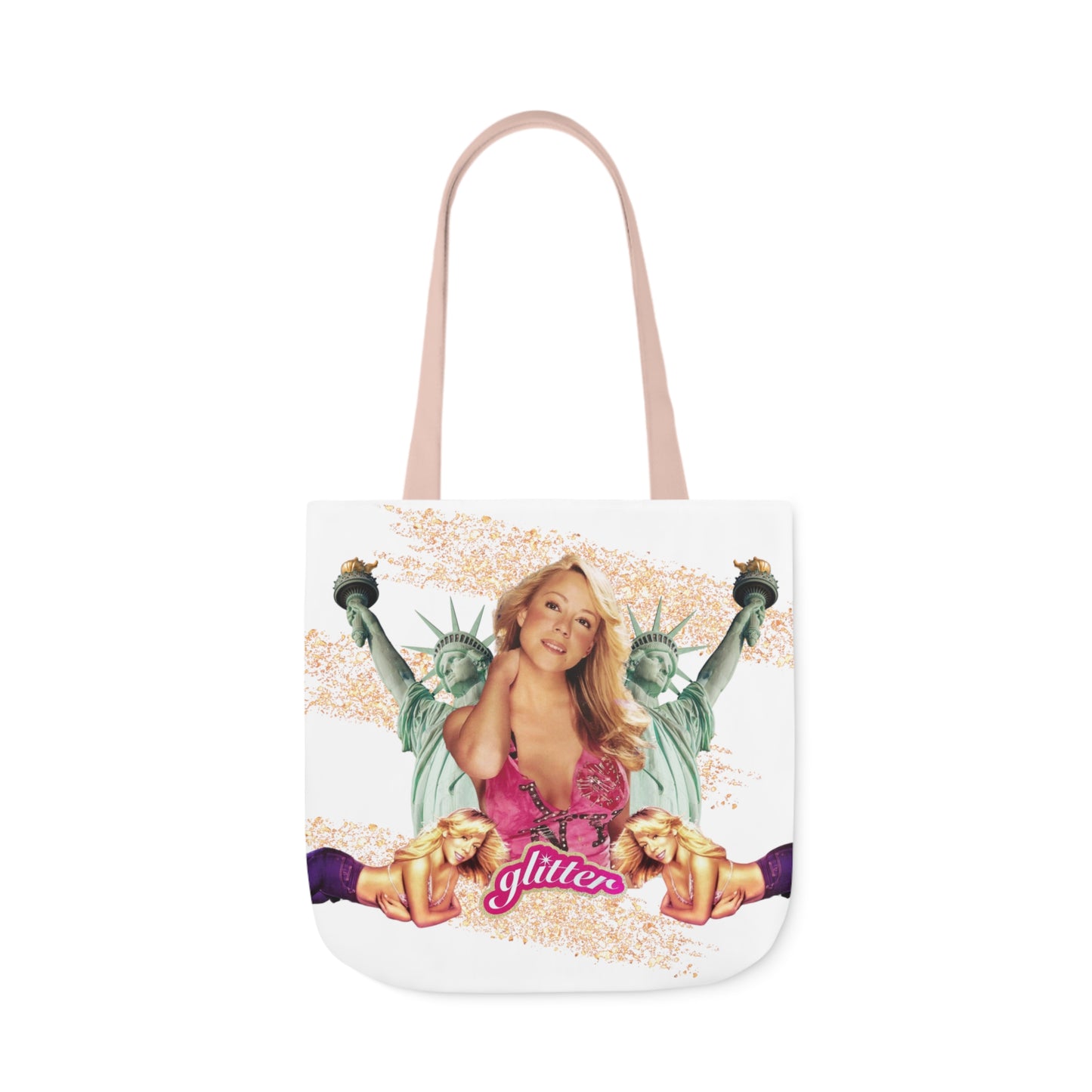 I LOVE NY Polyester Canvas Tote Bag